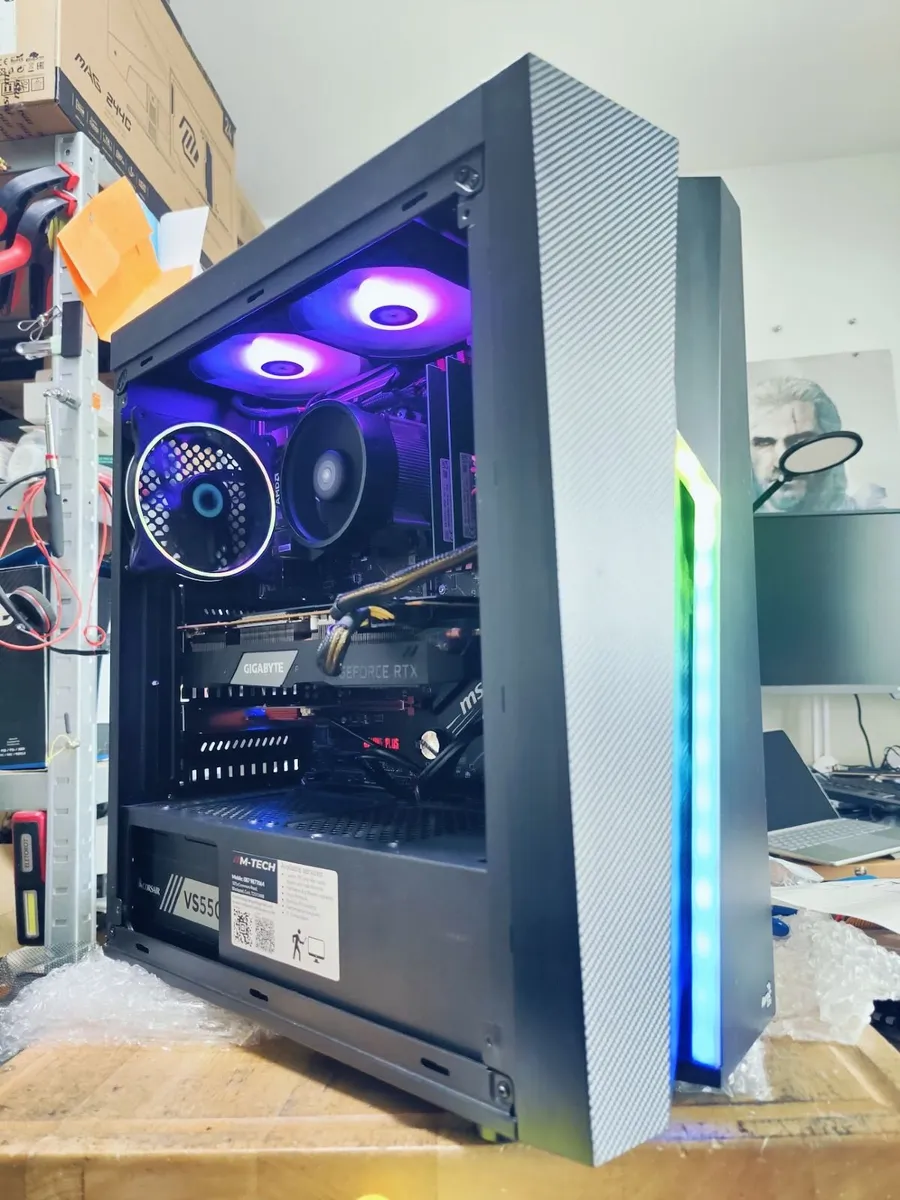 Custom Built Gaming PC Ryzen 5/16GB/SSD+HDD/GeForc - Image 1