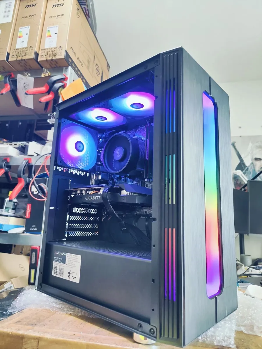 Custom Built Gaming PC Ryzen 5/16GB/SSD+HDD/GeForc - Image 1