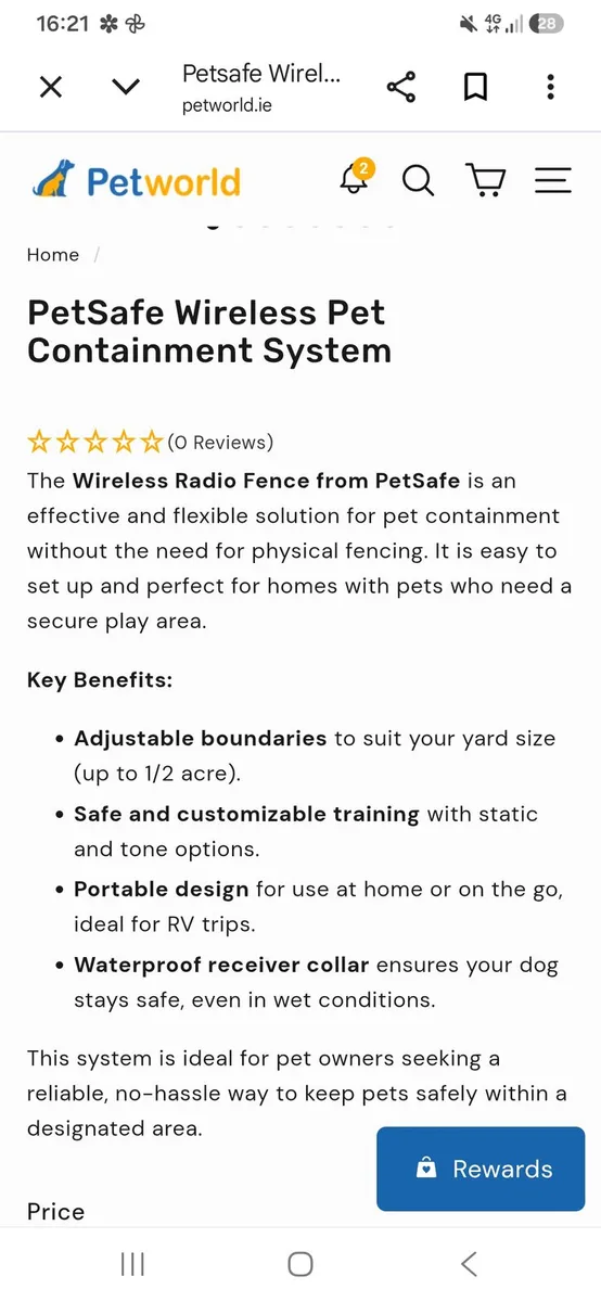 Pet safe wireless fence amd collar - Image 2