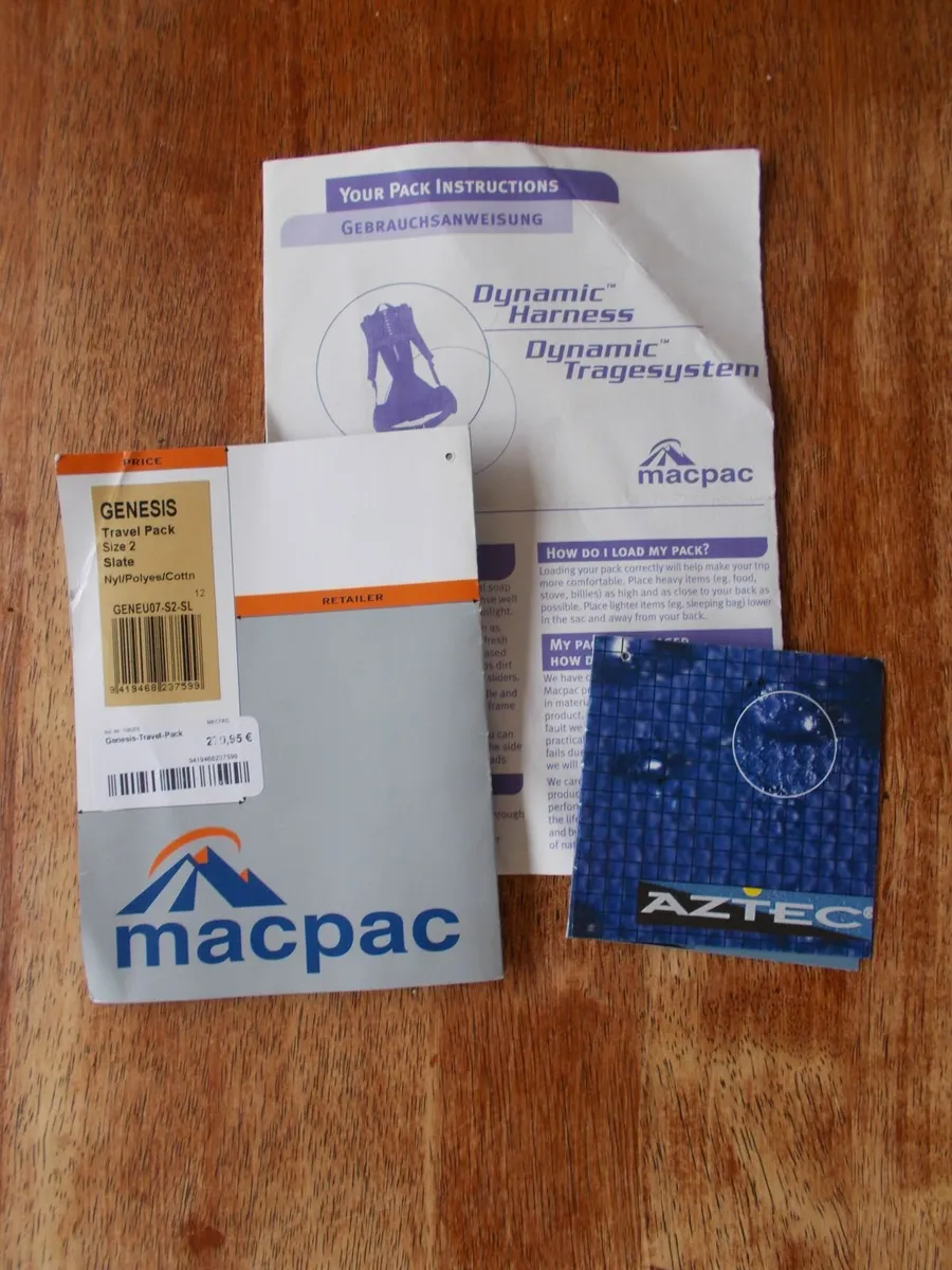Large Macpac Genesis 2  Double Backpack - Image 4