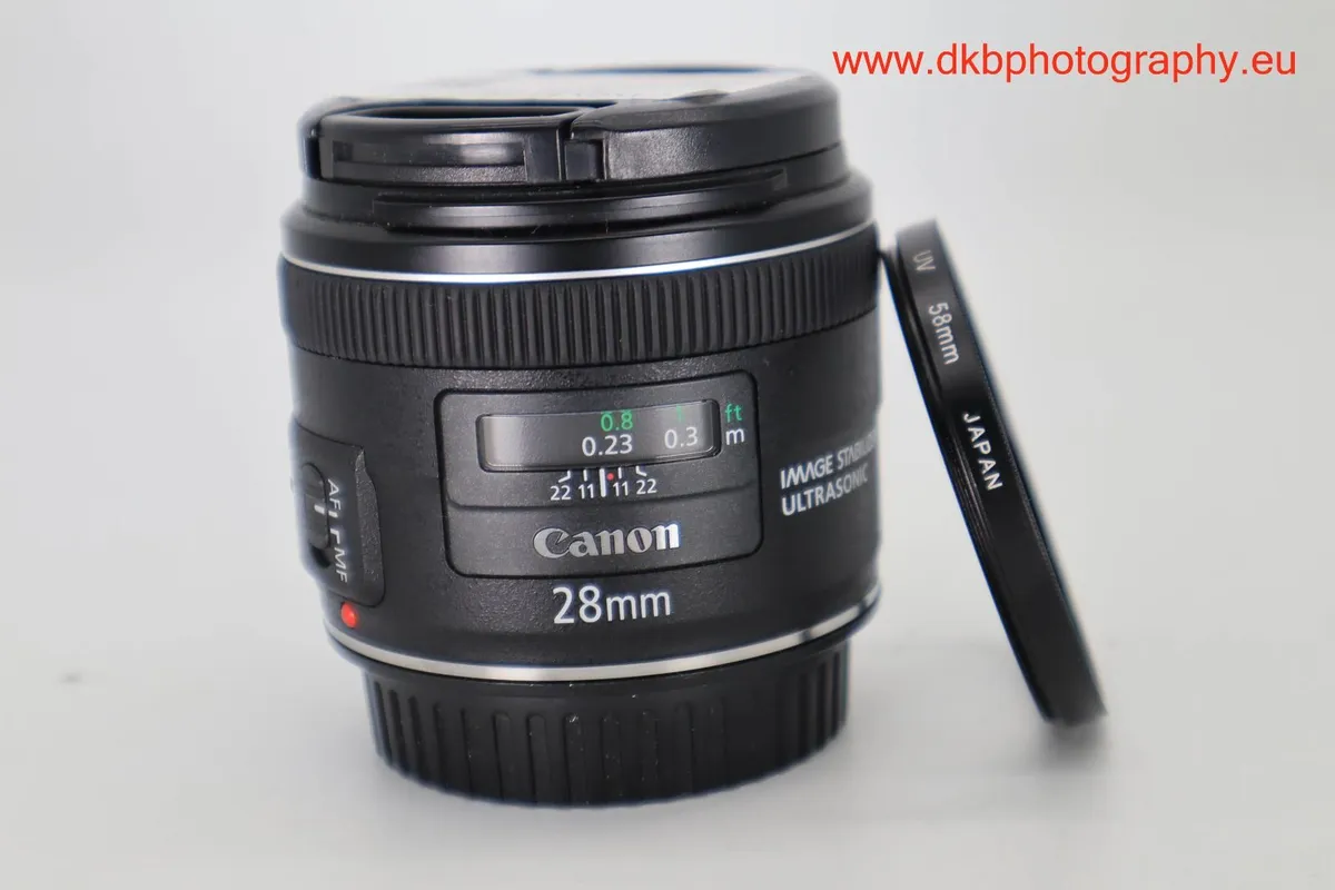 CANON EF 28mm F2.8 IS USM Lens #091 - Image 1