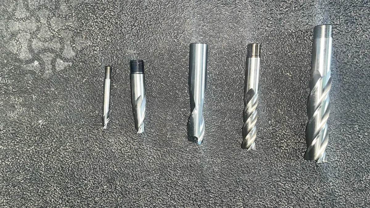Carbide and HSS milling cutters - Image 1