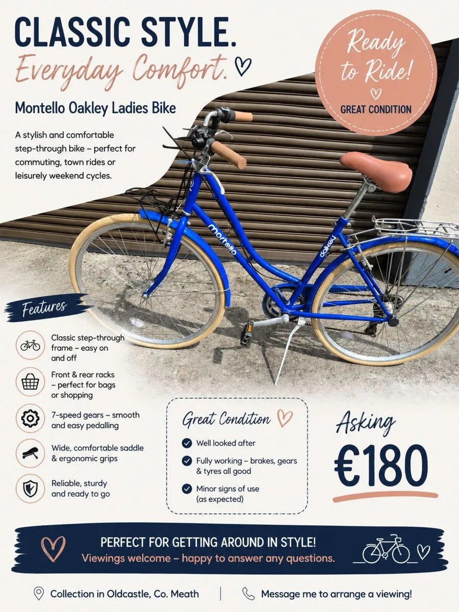 Ladies bike like new barely used - Image 3