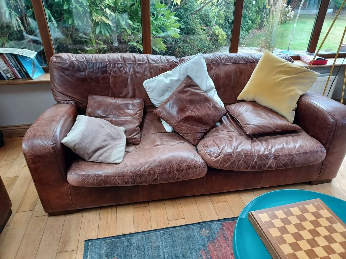 Leather Couches - Image 2