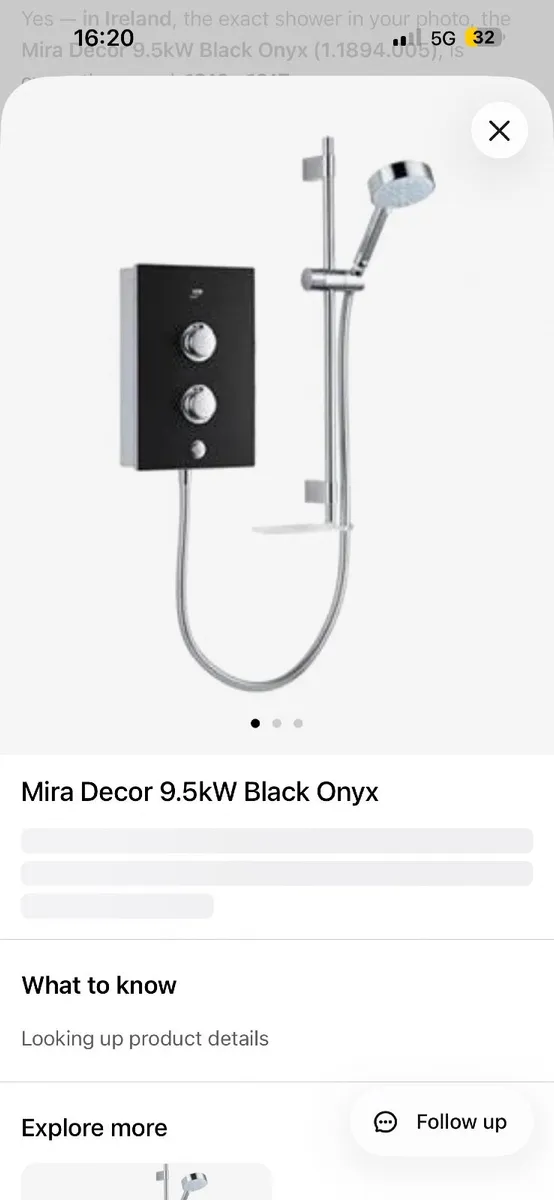 Electric shower - Image 1