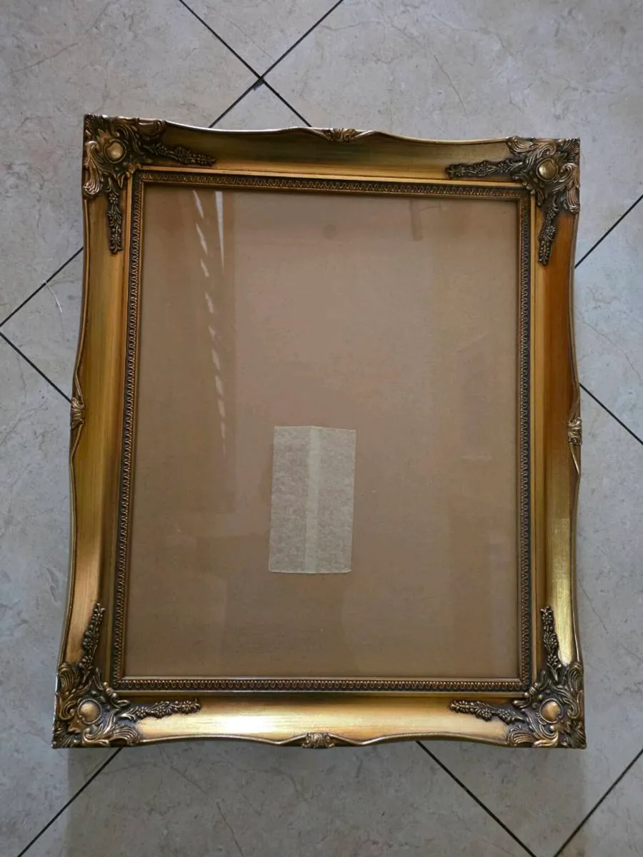 ntique Gold Picture Frame - Image 1