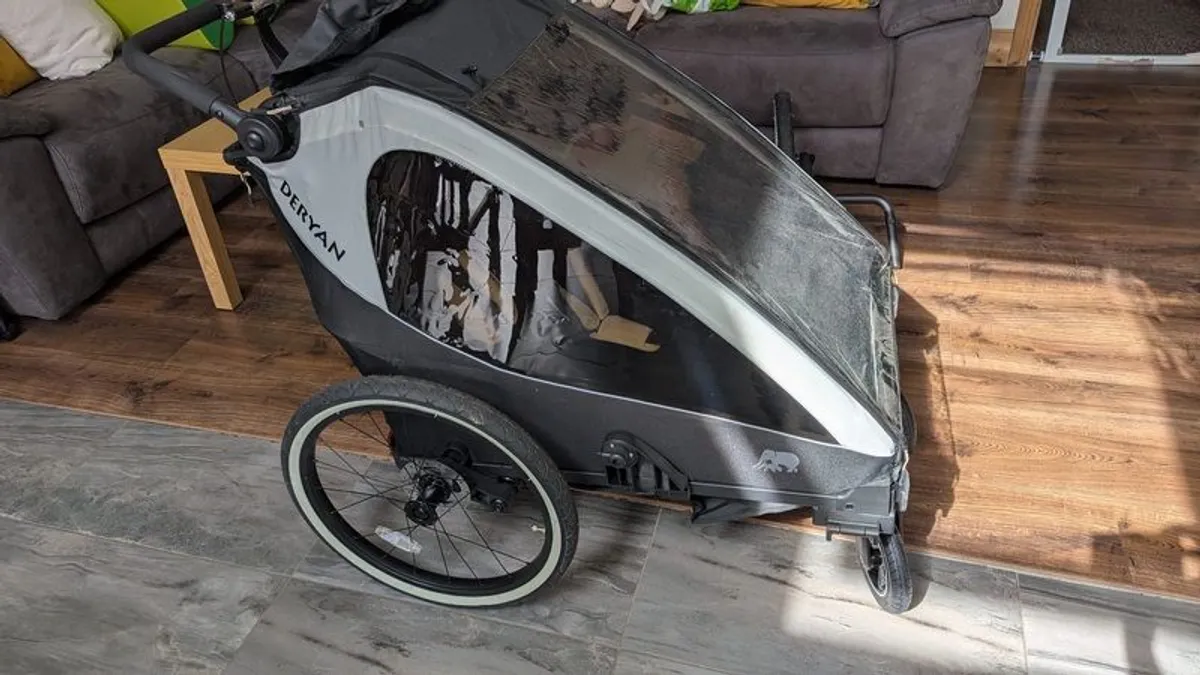 New Bike Trailer and Running Buggy 2 Seater with infant attachment - Image 1