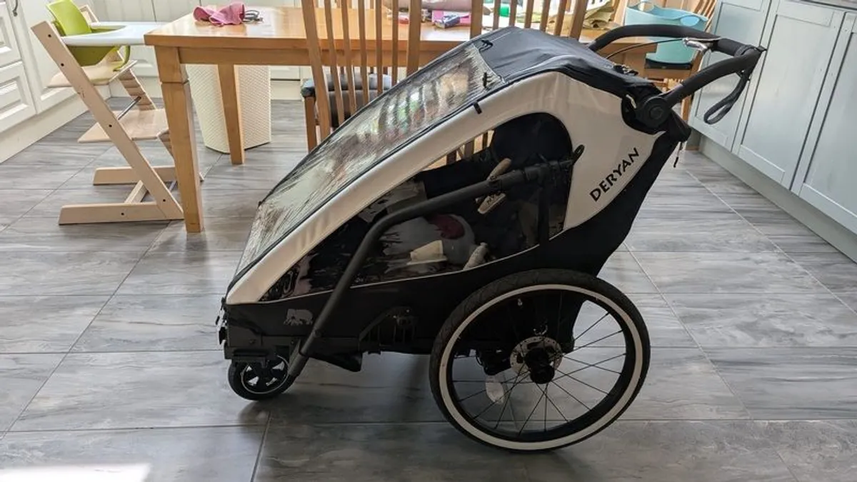 New Bike Trailer and Running Buggy 2 Seater with infant attachment - Image 3