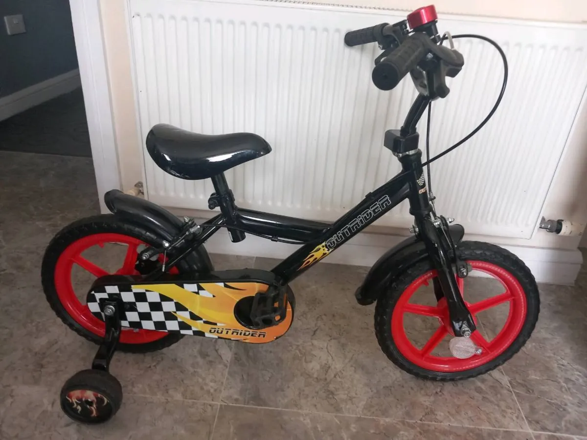 Kids Outrider bike size 14 inch wheels - Image 1