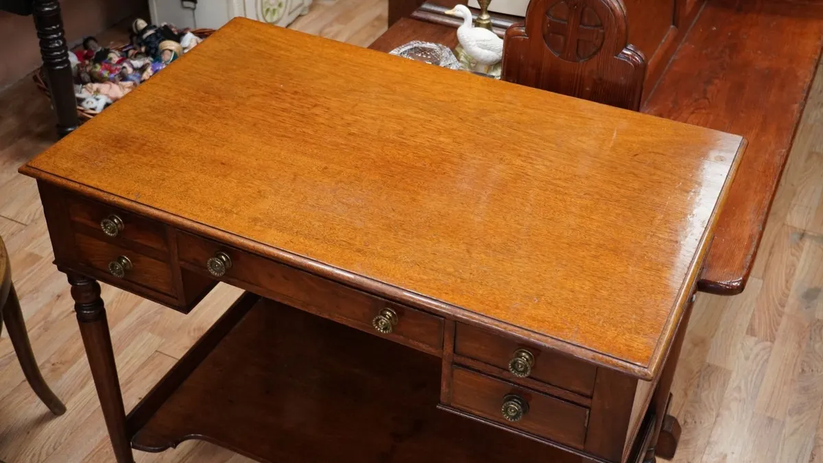 Victorian Mahogany Writing Desk - Image 3