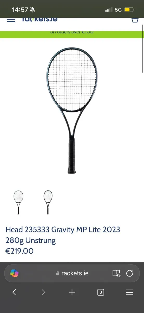 HEAD tennis racket - Image 1