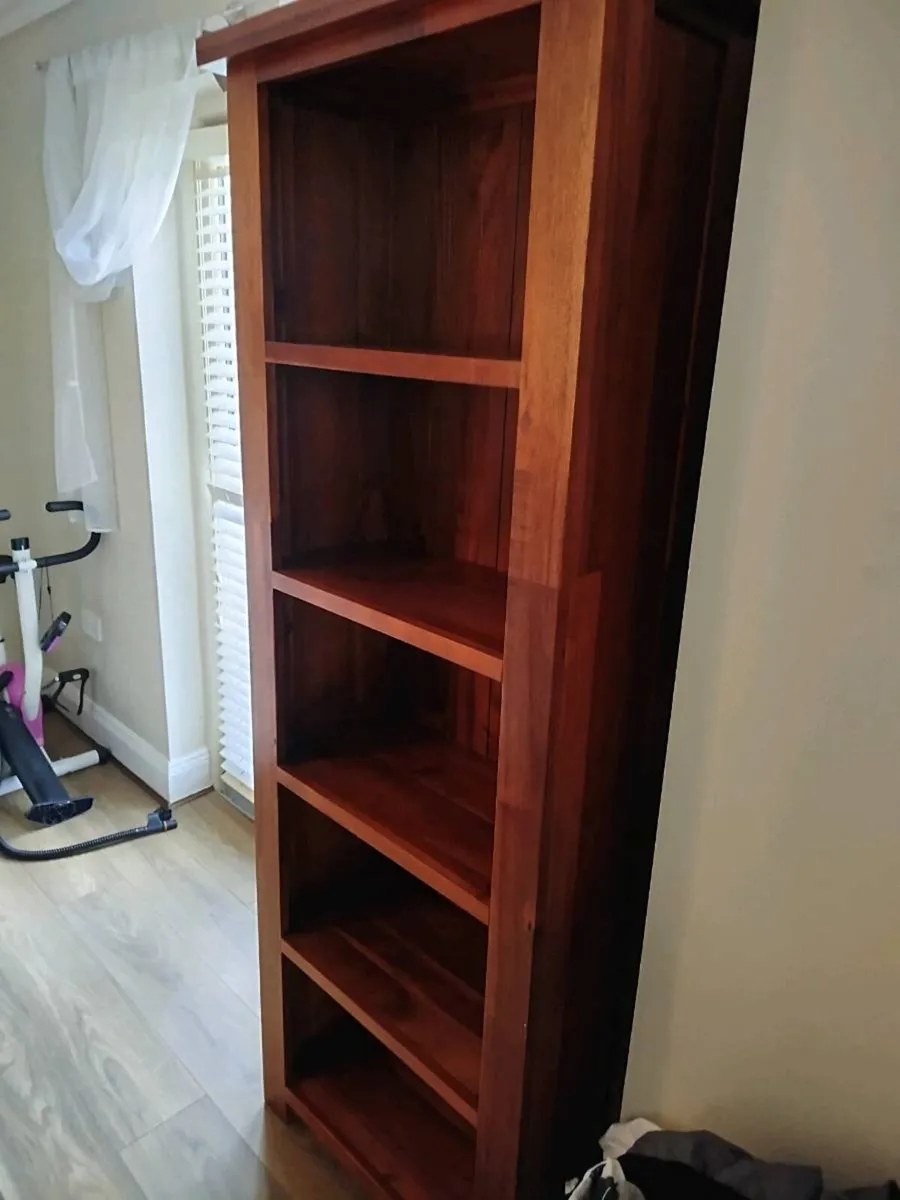 Solid wood display cabinet excellent condition - Image 2