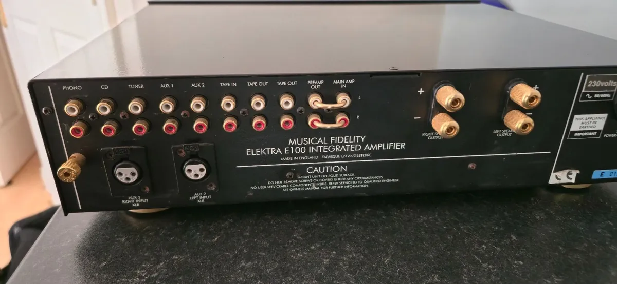 ELEKTRA E 100 MUSICAL FIDELITY AMPLIFIER Hi-End - Image 3