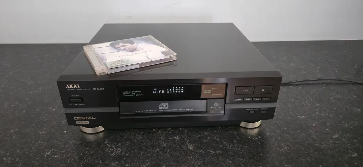 CD PLAYER AKAI CD-M 480 MIDI TOWER 35 cm VINTAGE - Image 2