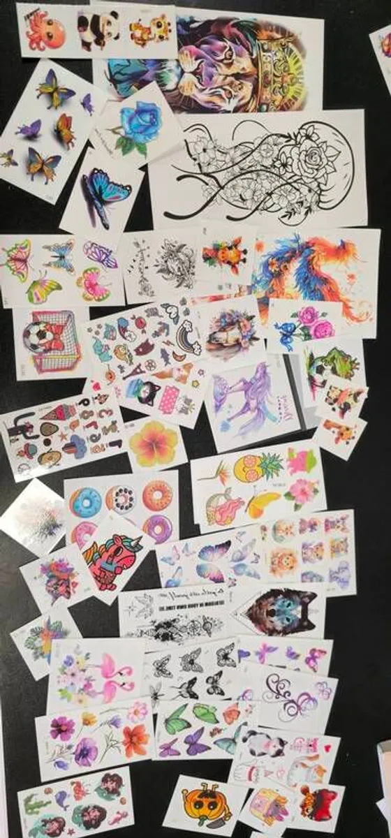 Temporary Tattoo Party Pack - 50 Sheets - Image 1