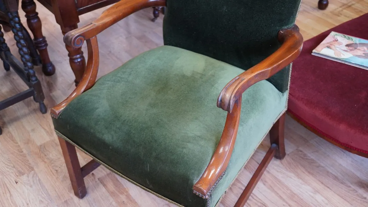 Antique Gainsborough Armchair - Image 3