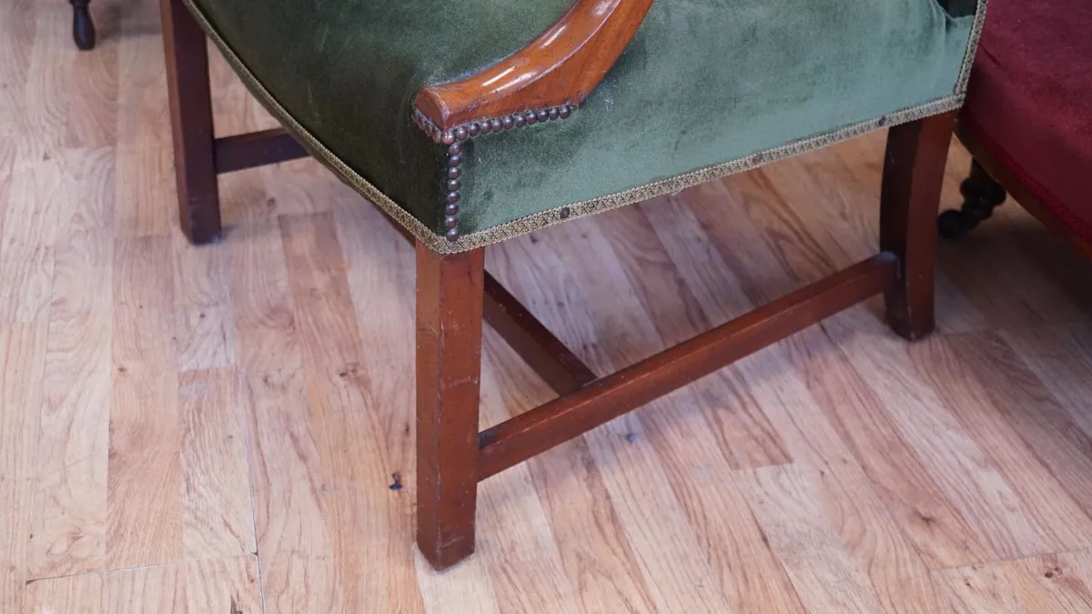 Antique Gainsborough Armchair - Image 4