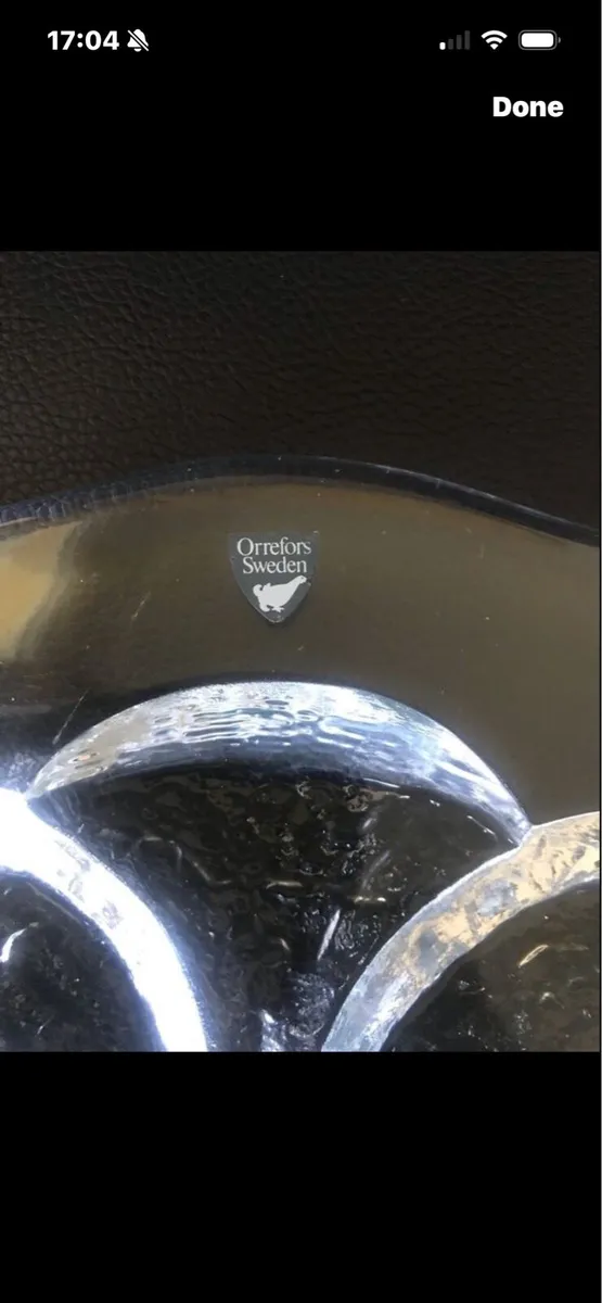 Large Orrefors Serving Plate - Image 1