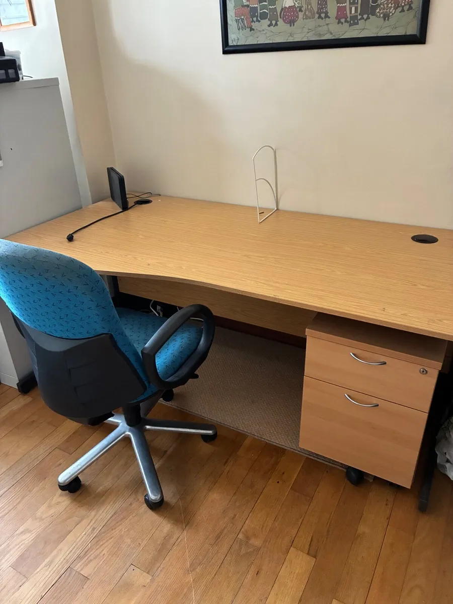 Home office table , chair & locker