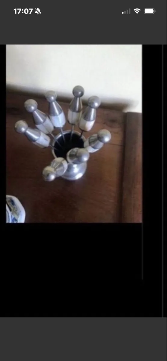 Mother of Pearl Snack Fork Set - Image 1