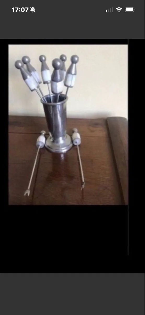 Mother of Pearl Snack Fork Set - Image 2