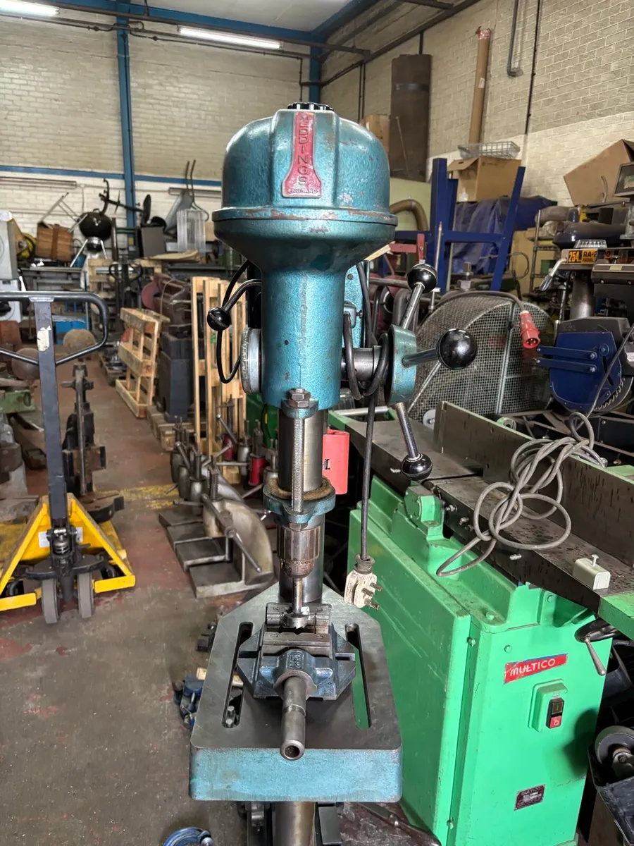 ORIGINAL SINGLE PHASE meddings pedestal drill - Image 1