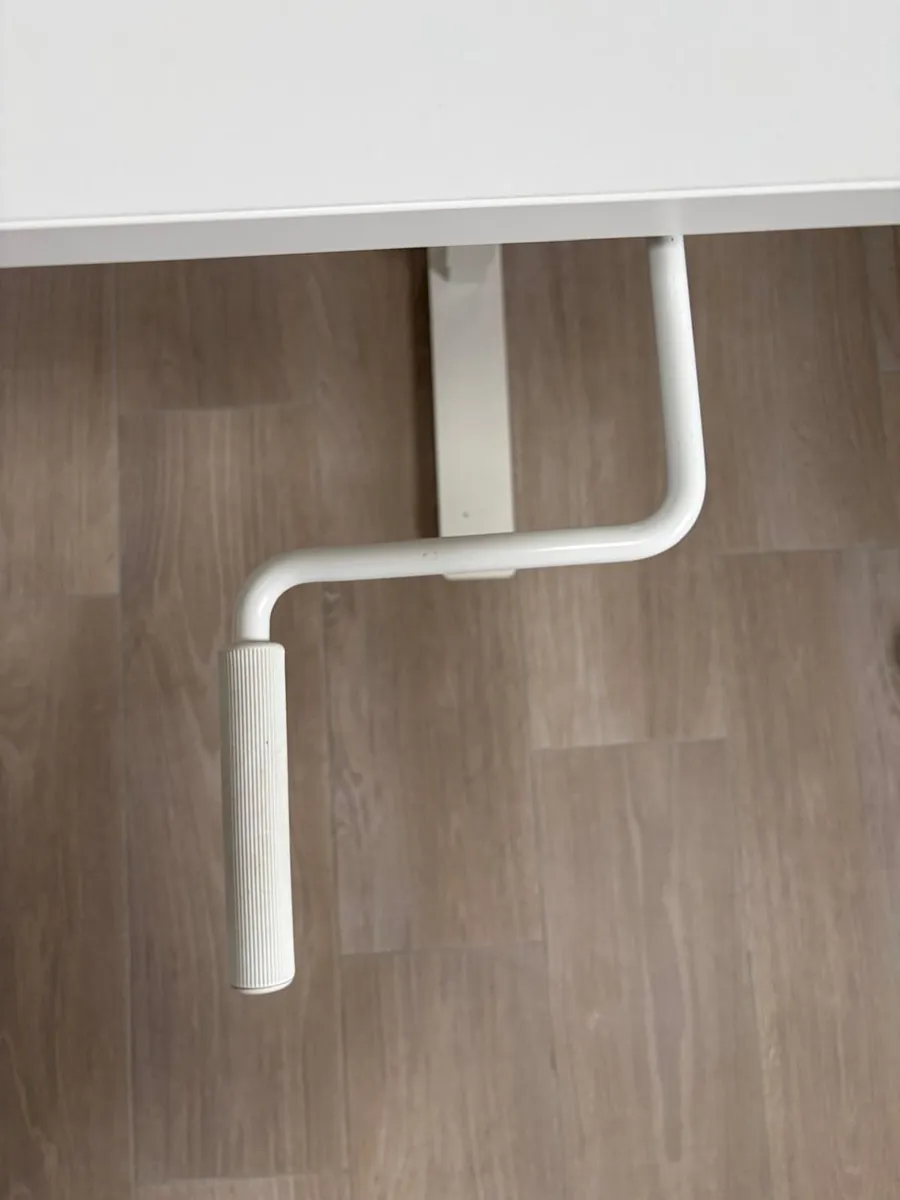 IKEA TROTTEN Sit/Stand Desk – White - Image 2