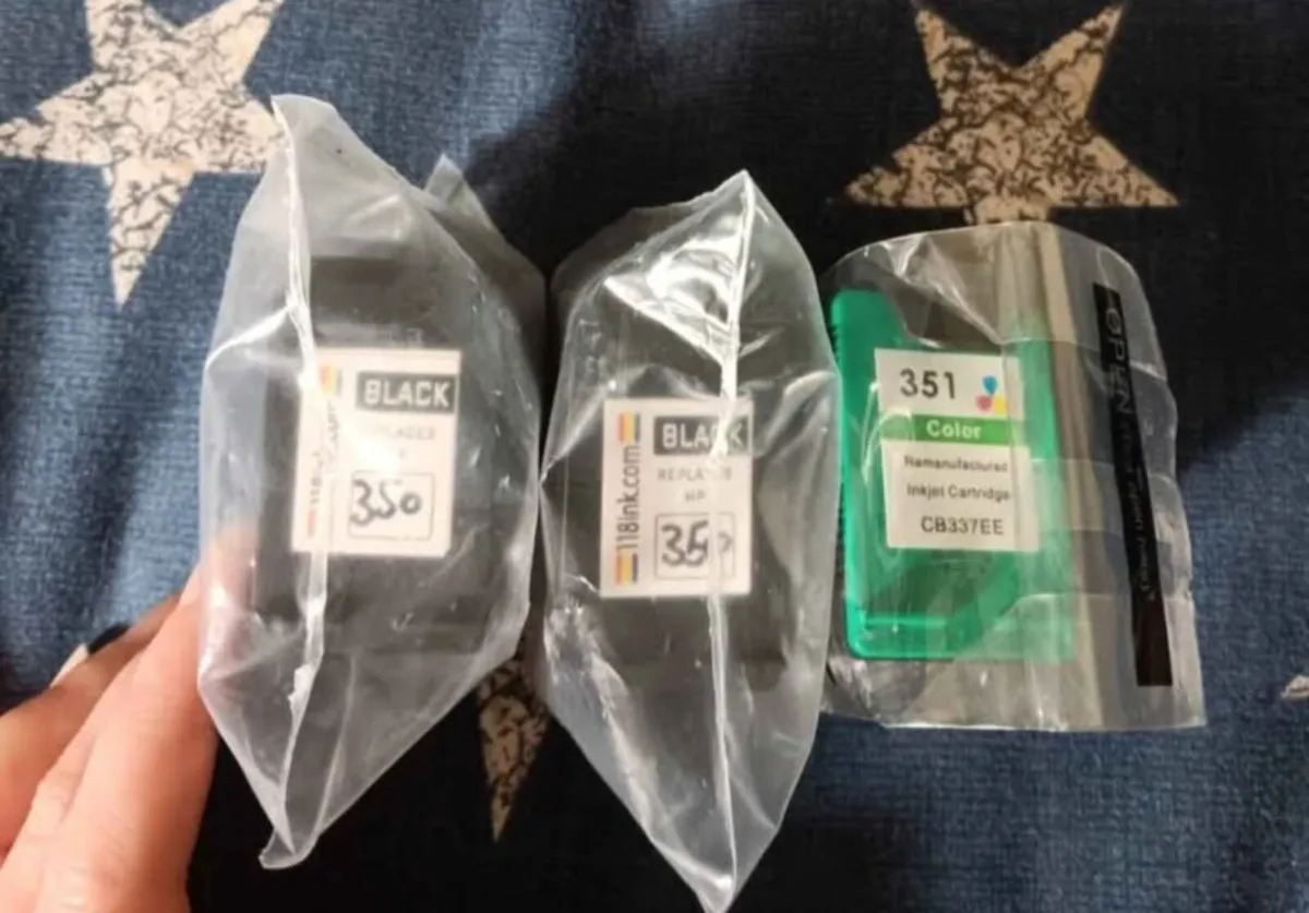3 x Refill Ink Cartridges Replaces HP 350, 351 - Image 1