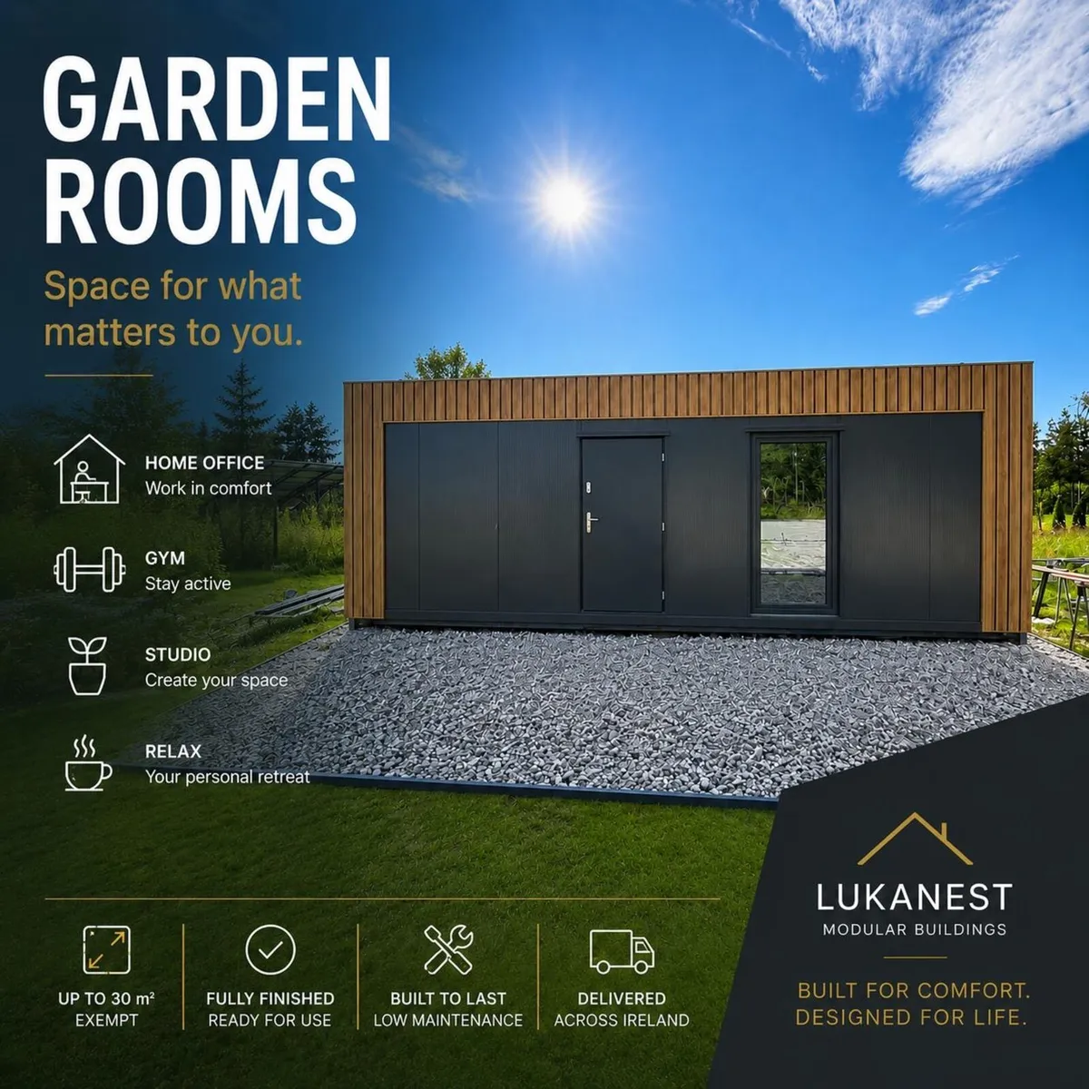 Garden Rooms &  Modular Homes | Fully Finished - Image 2