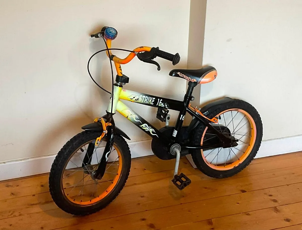 16-Inch Strike Kids’ Bike – Good Condition - Image 1