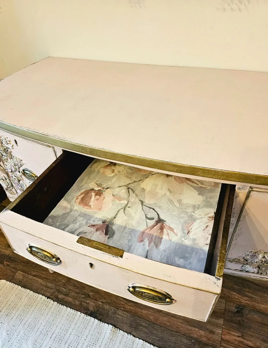 Vintage Dressing table with mirror - Image 3