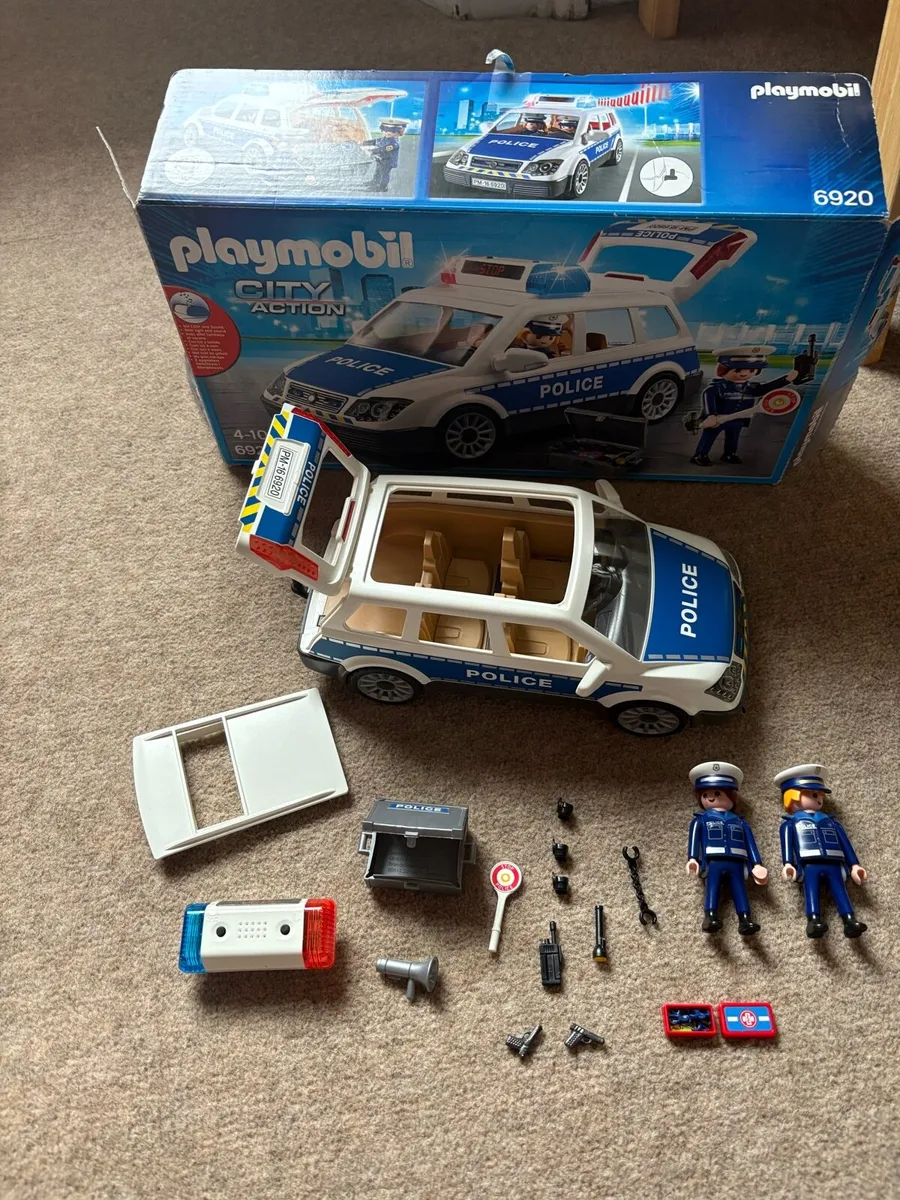 Playmobil Police Car, figures & accessories - Image 1