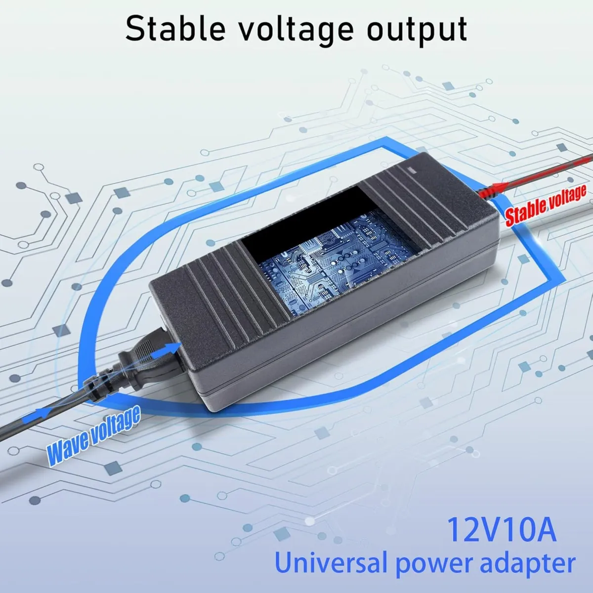 15A Adapter 240V to 12V Power Converter - Image 2