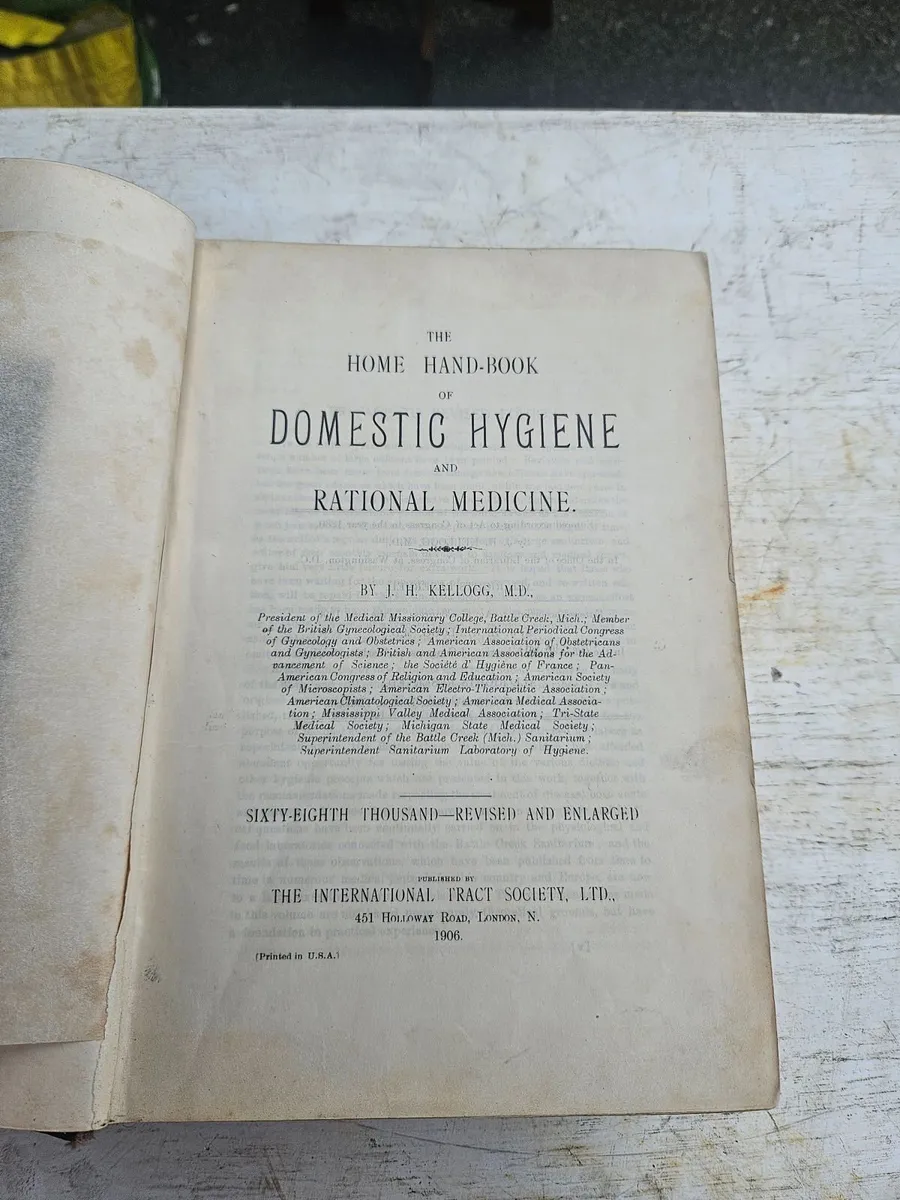 Vintage Kellog Home Handbook of Hygiene and Medici - Image 4