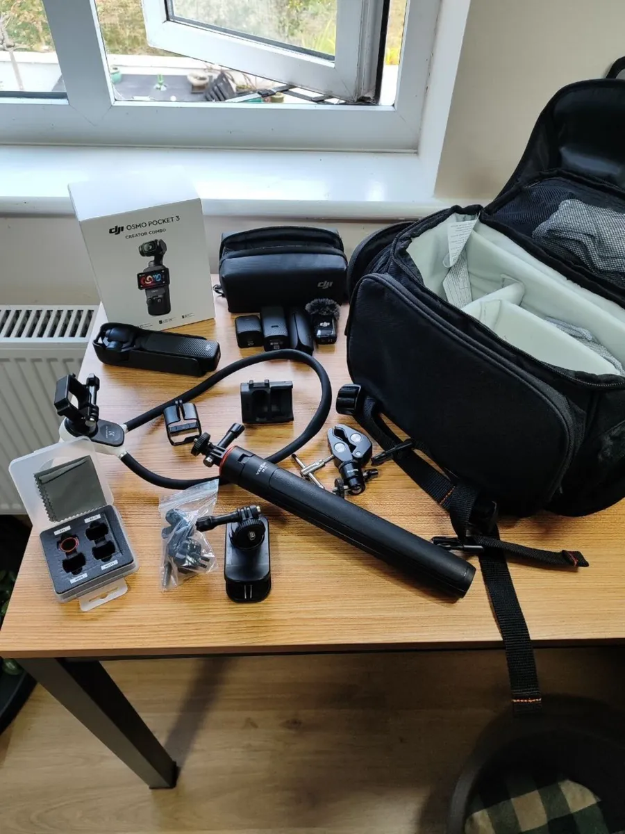 DJI Osmo Pocket 3 Creator Combo + Extras +128GB - Image 1