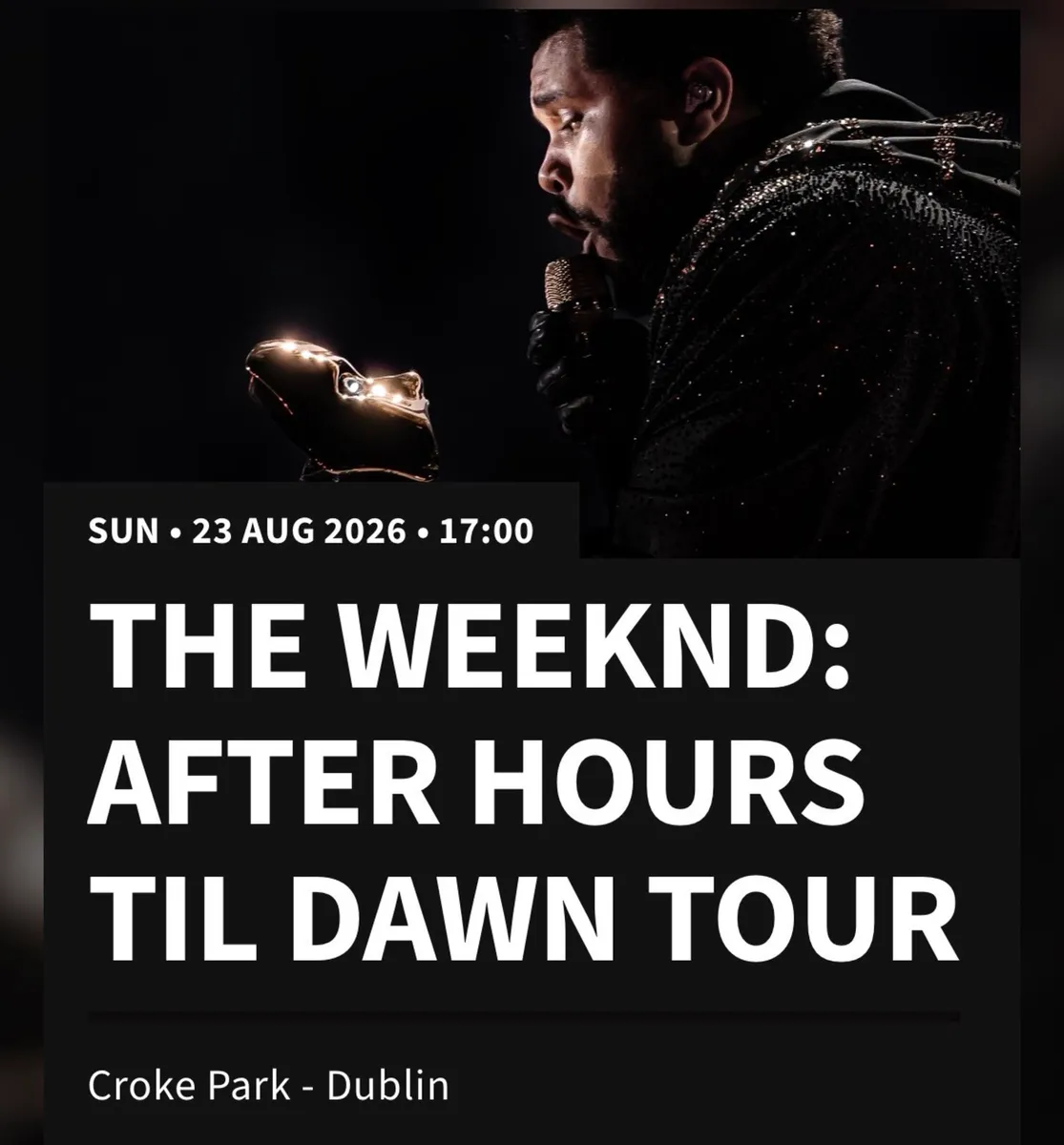 2x The Weeknd golden circle east tickets