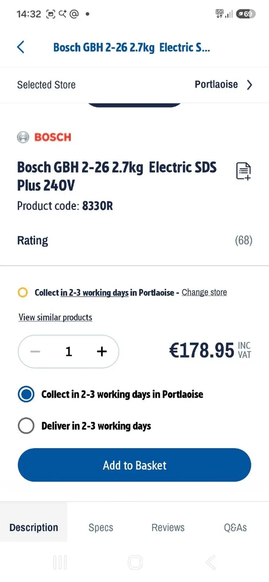Bosch drill/breaker - Image 3