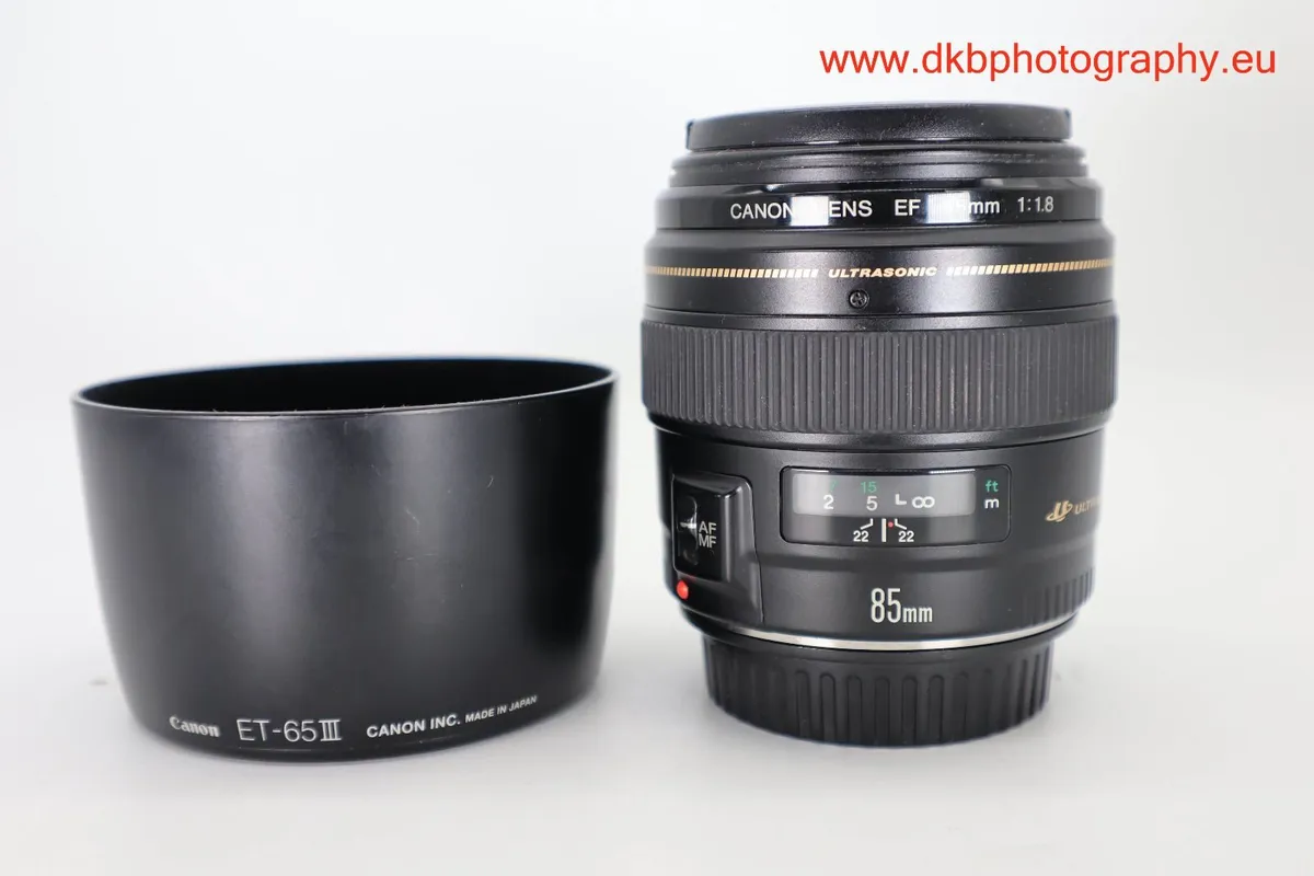 CANON EF 85mm F1.8 USM LENS #0590 - Image 2
