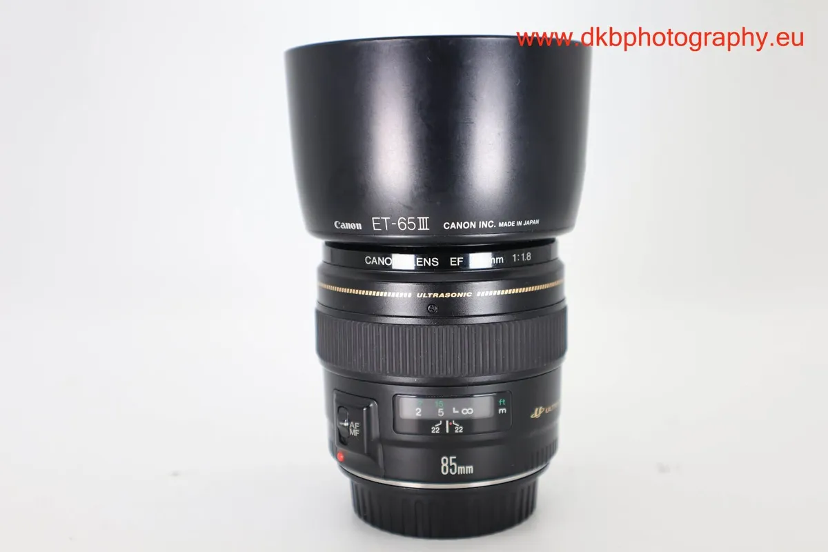CANON EF 85mm F1.8 USM LENS #0590 - Image 1