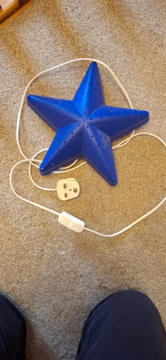 Blue Star night light - Image 1