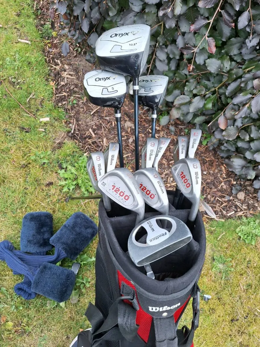 Golf clubs, full set and bag. - Image 2