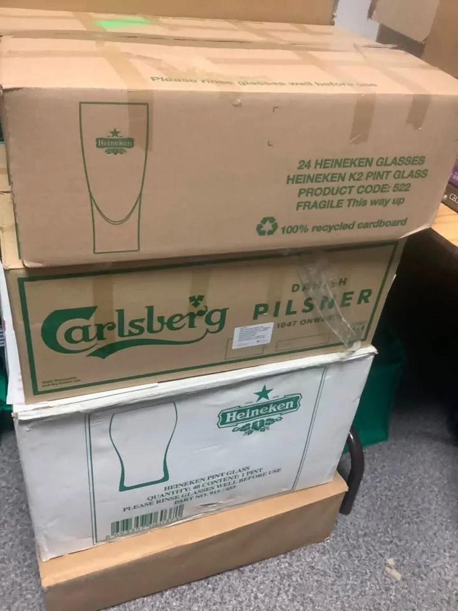 Pint glasses