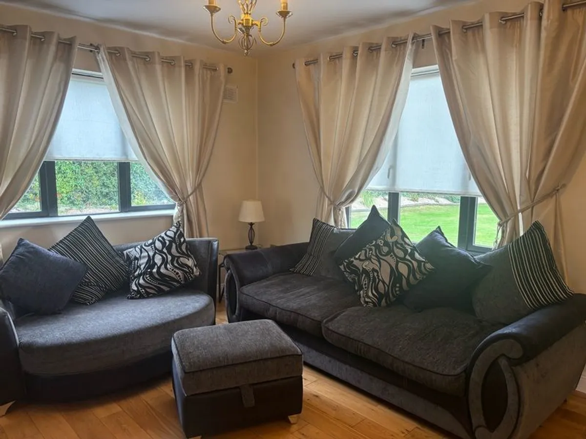 4 Seater Sofa cuddler chair and Pillow Back Cuddler Sofa - Image 2