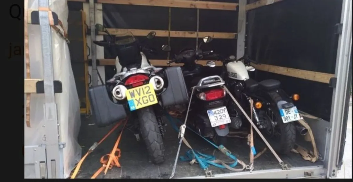 Transport of Motorbikes Quads House Move Caravan - Image 1