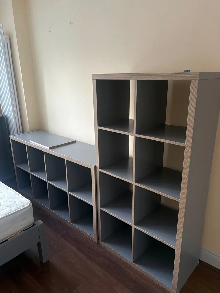 Free to take- Grey Cube storage/ shelving units