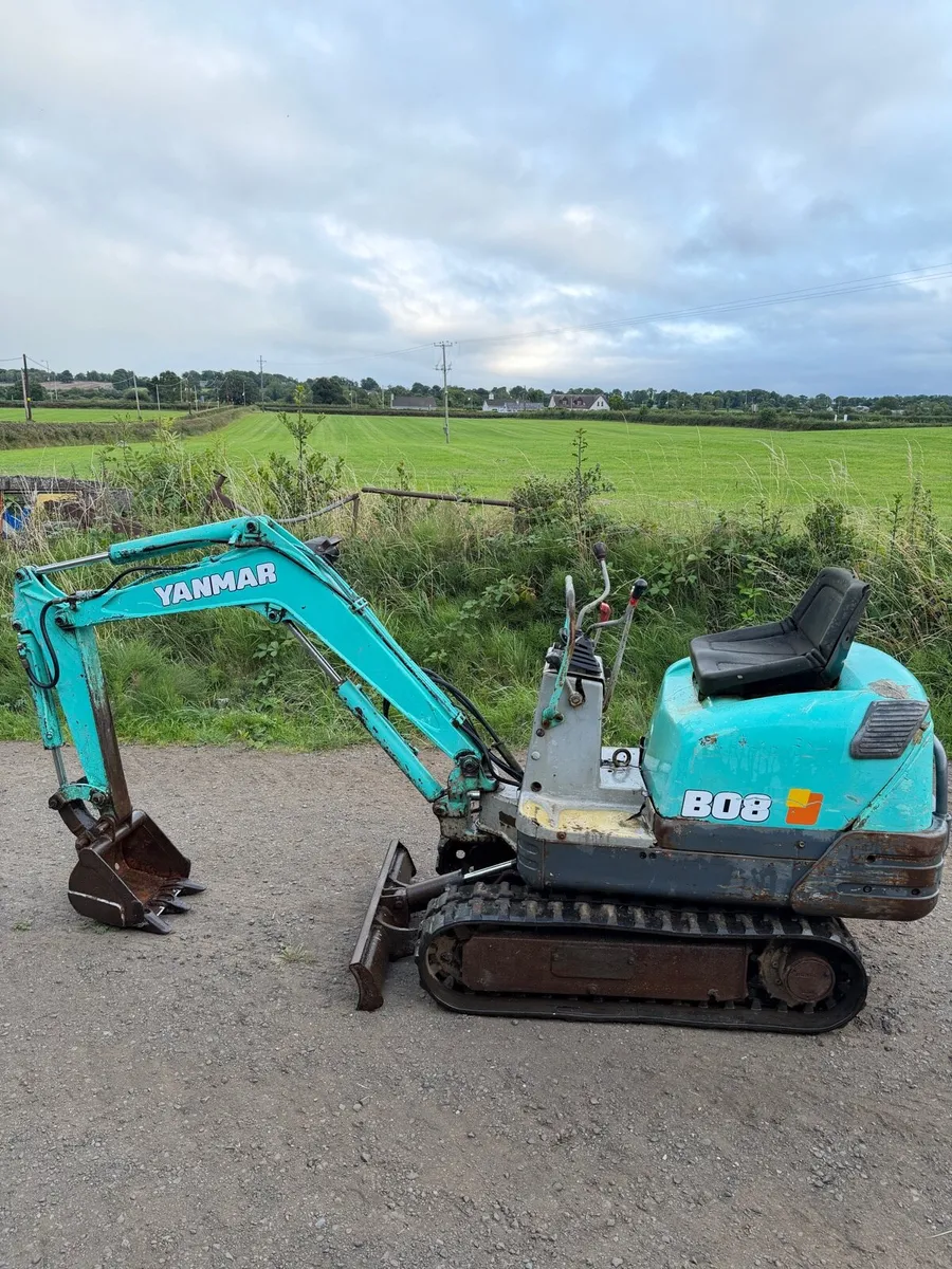 Yanmar B08 Micro Digger - Image 2