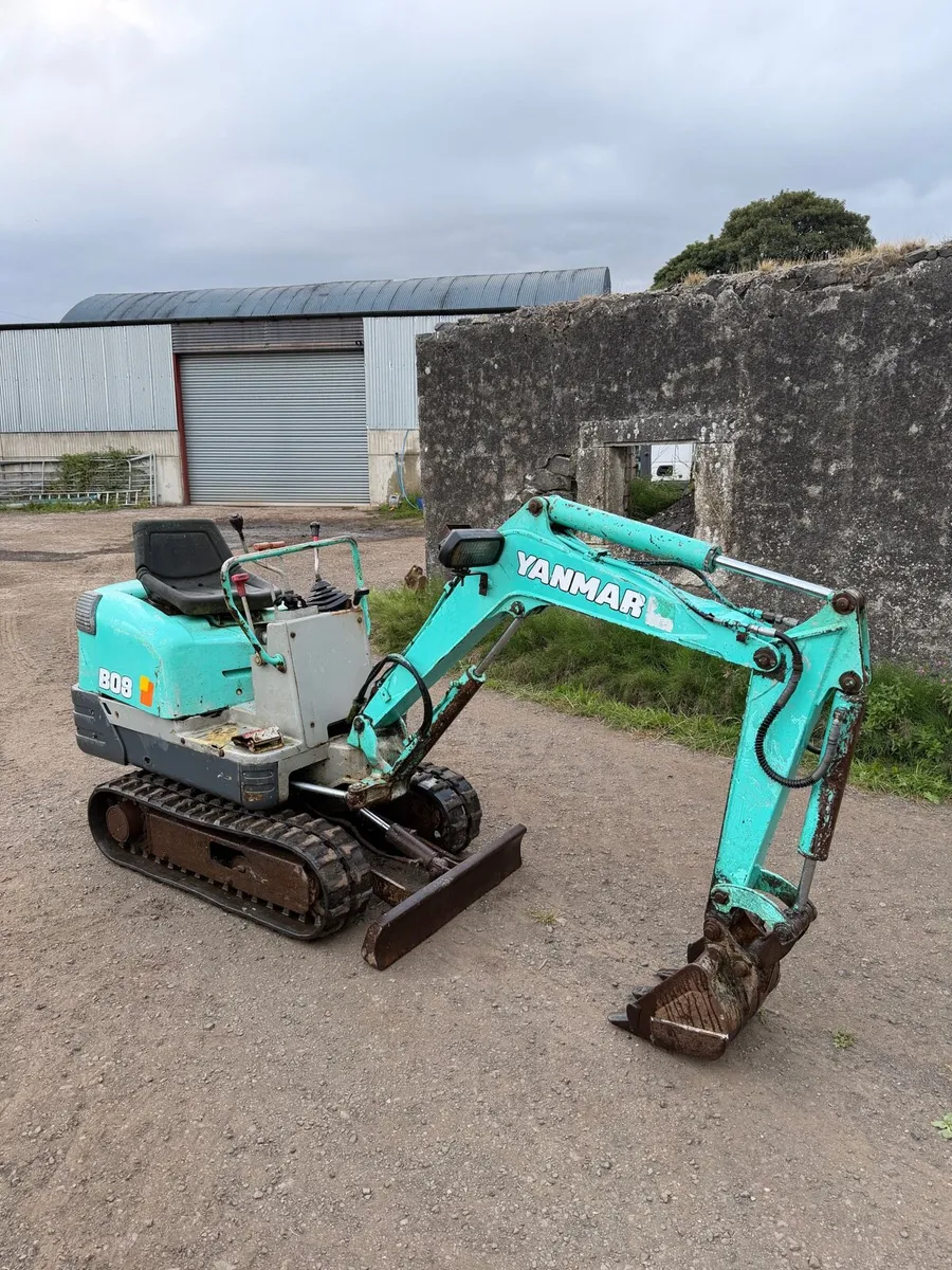 Yanmar B08 Micro Digger - Image 3