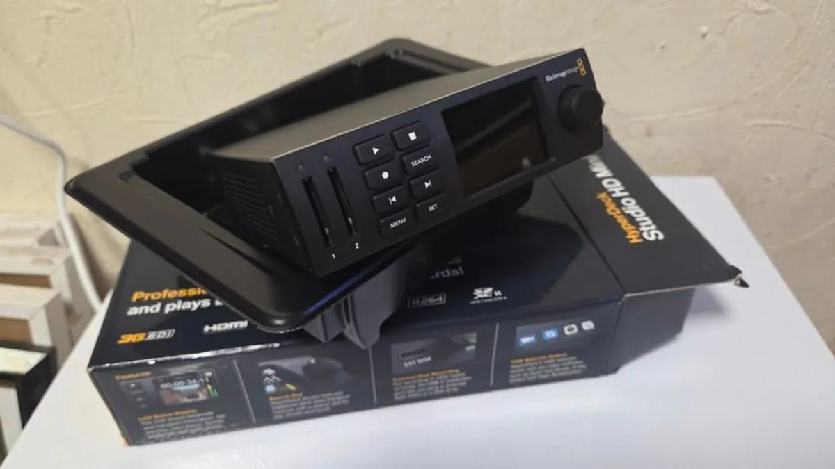 Blackmagic HyperDeck Studio HD Mini Recorder. Mint, Boxed, No PSU - Image 4