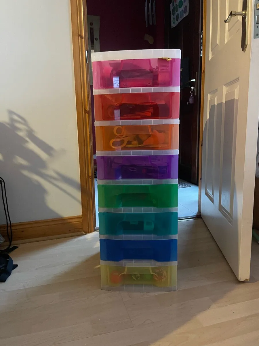 Colourful storage unit - Image 1