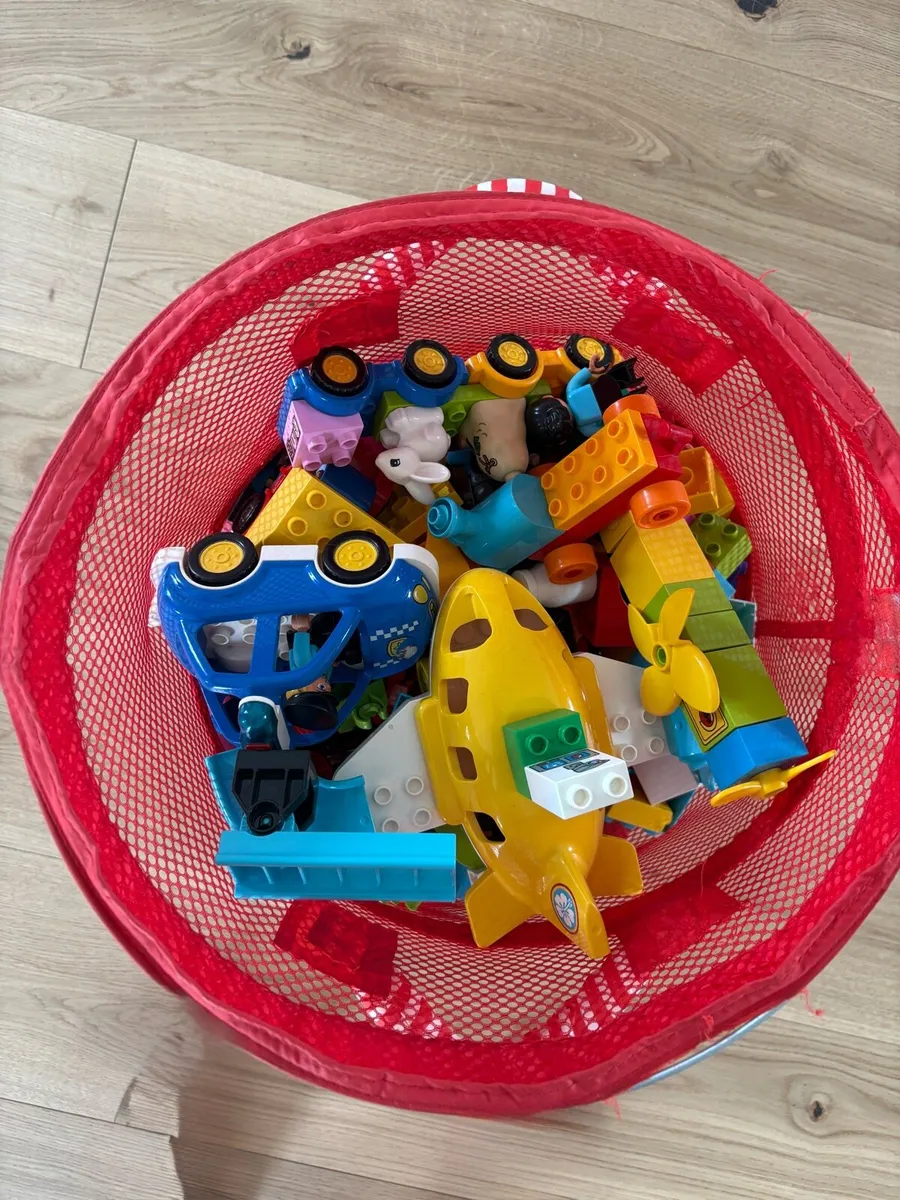 Full basket of LEGO DUPLO - Image 2